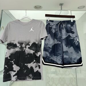 Jordan Boys Atletic Shorts/Top Set